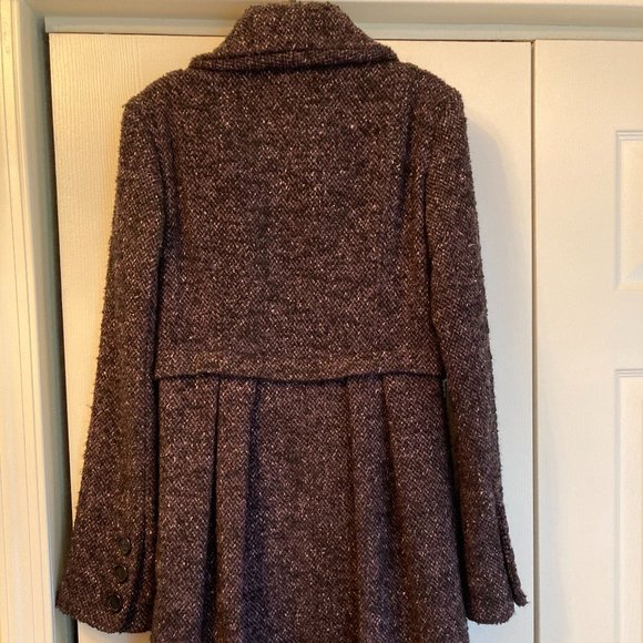 GUESS Bouclette Trench with Ruffle Details Size XS - Picture 5 of 6